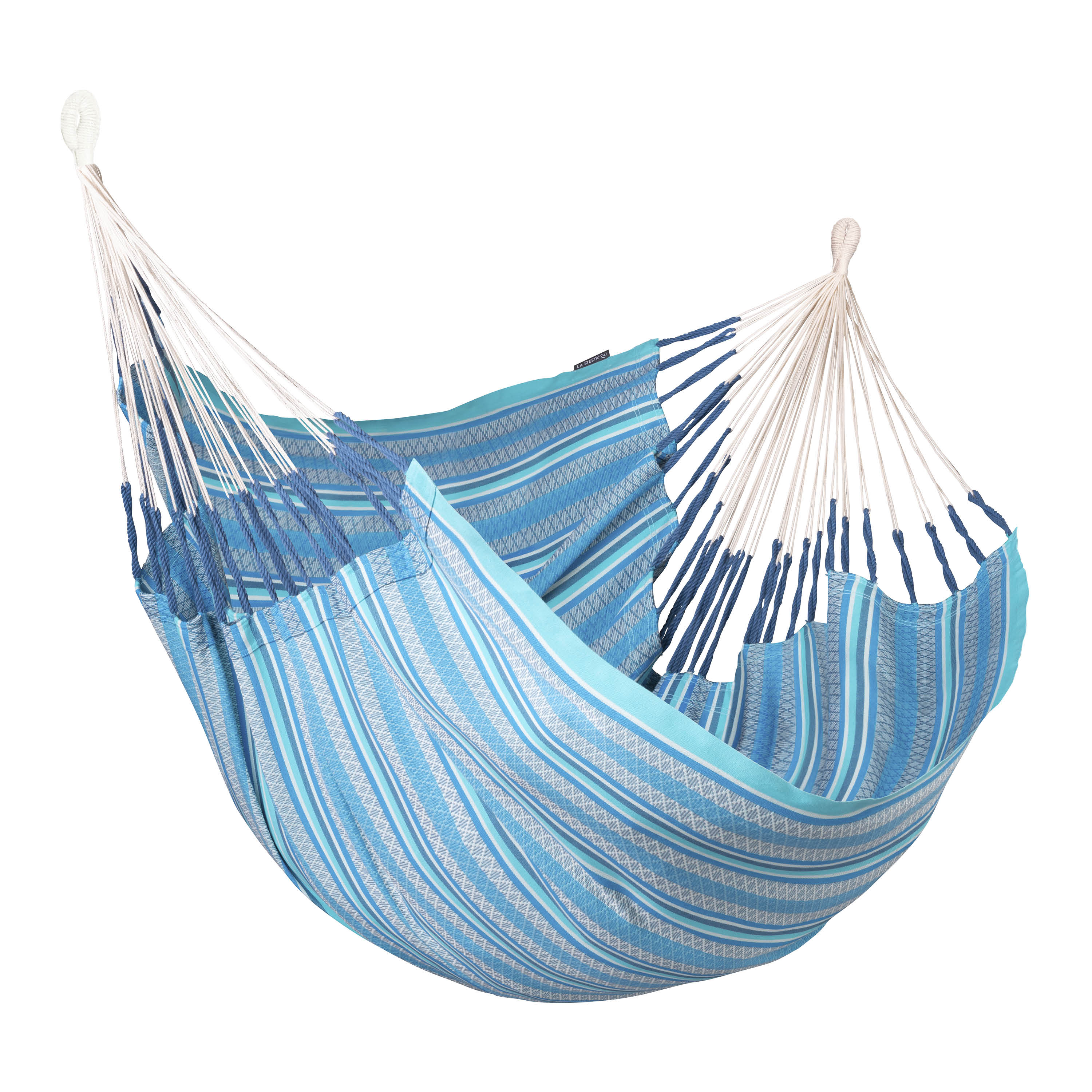 Cumbia Organic Azure – Hängesessel King Size aus Bio-Baumwolle