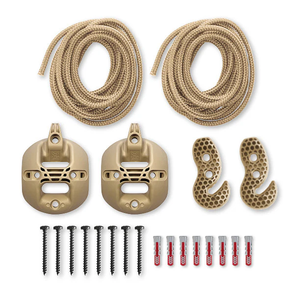 CasaMount 2rope Beige - Wand-, Decken- & Balken-Befestigung für Hängematten - Image 4