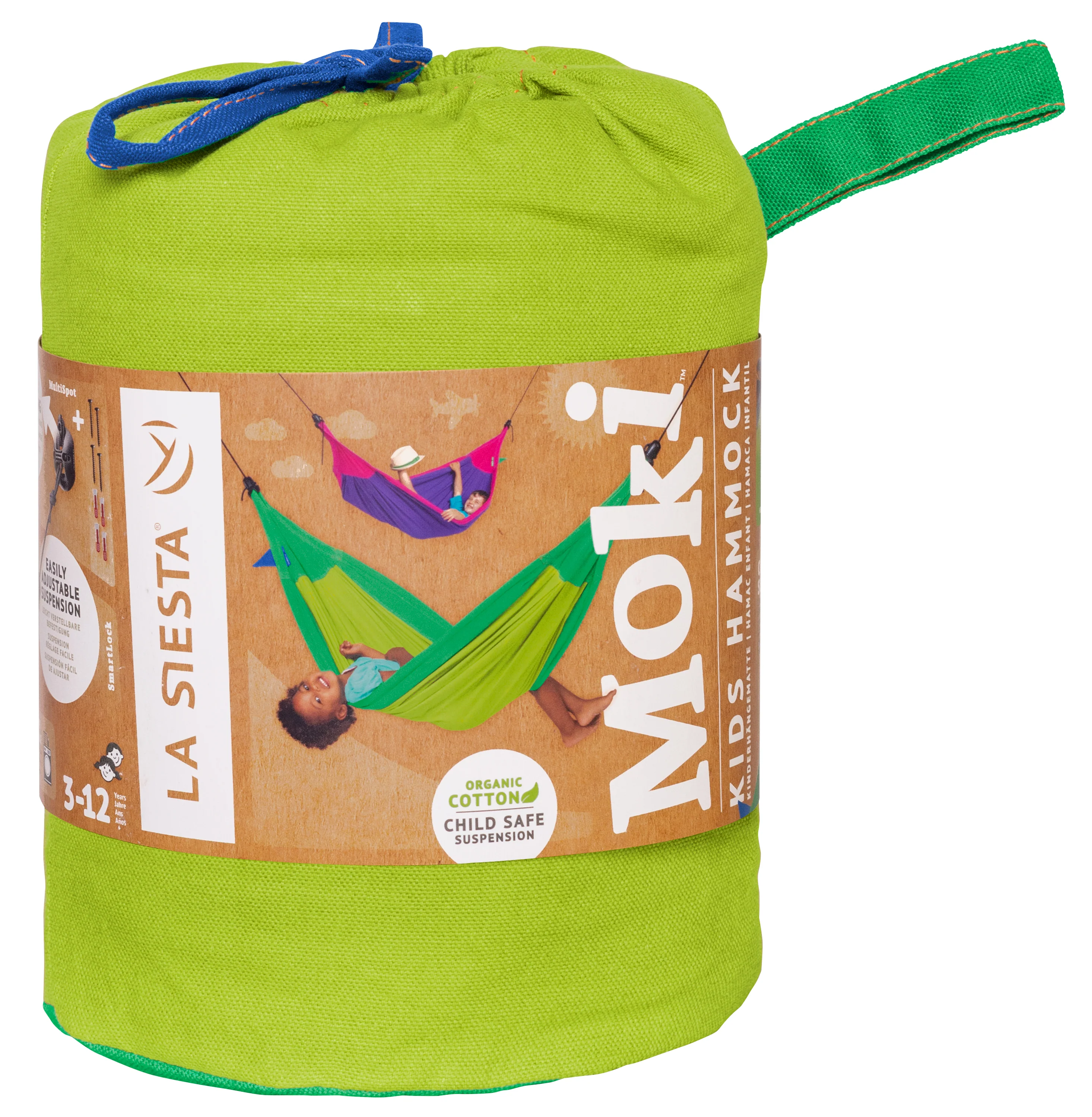 Moki Froggy - Gepolsterte Kinder-Hängematte aus Bio-Baumwolle inkl. Befestigung - Image 6