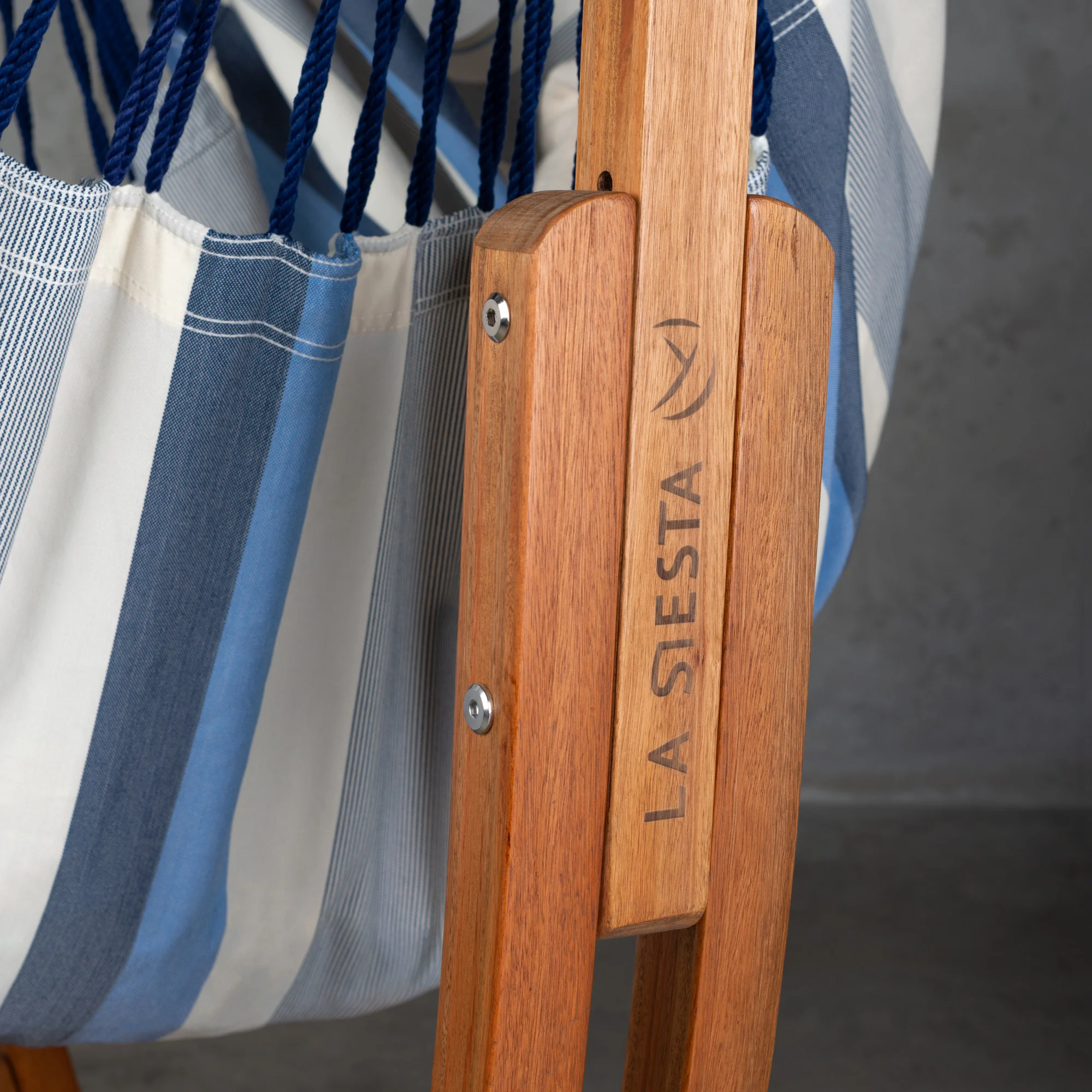 Udine Outdoor Sea Salt - Hängesessel Outdoor mit Gestell aus FSC®-zertifiziertem Eukalyptus - Image 3