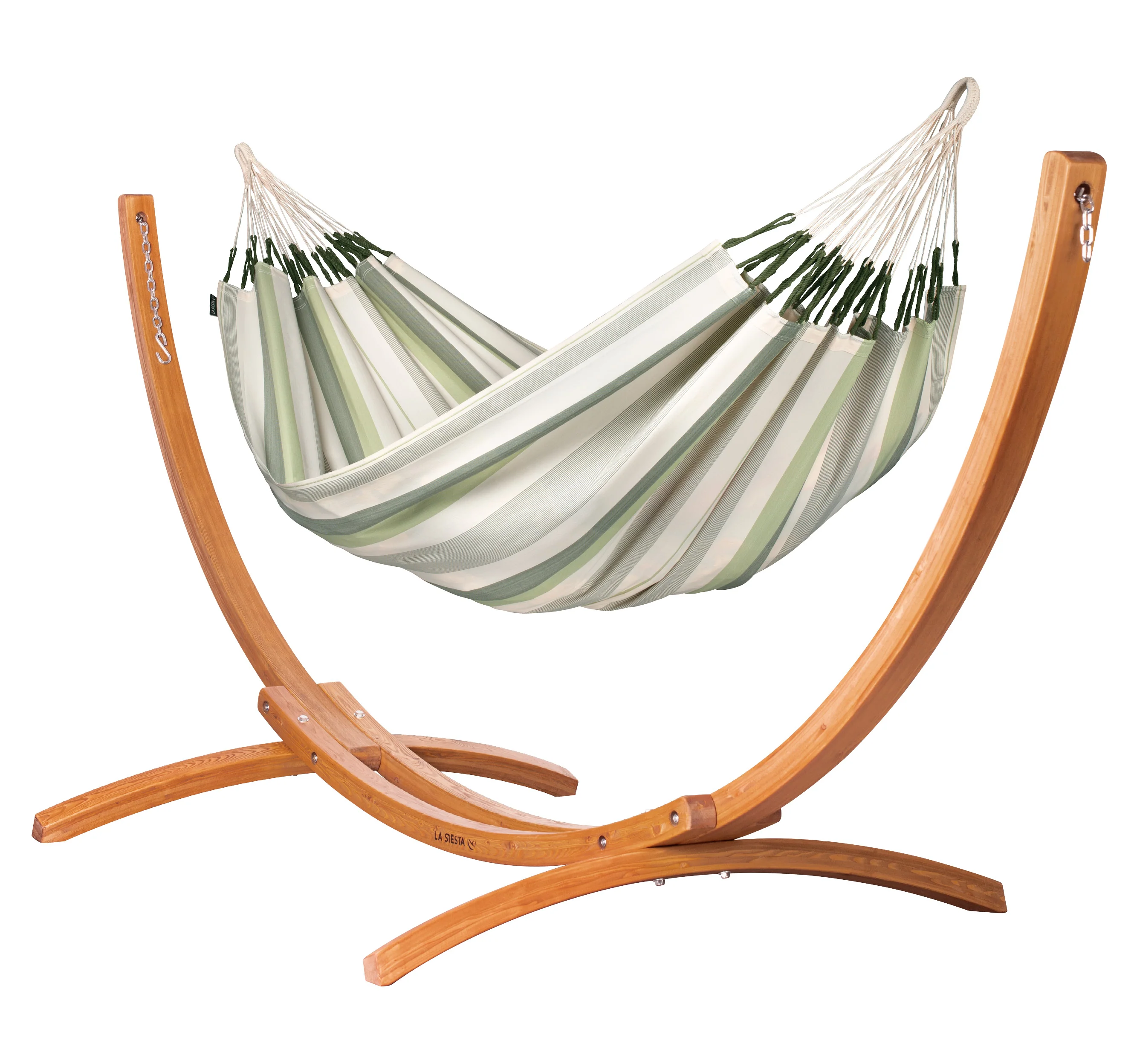 Maera Outdoor Cedar - King Size Hängematte Outdoor mit Gestell aus FSC®-zertifiziertem Eukalyptus