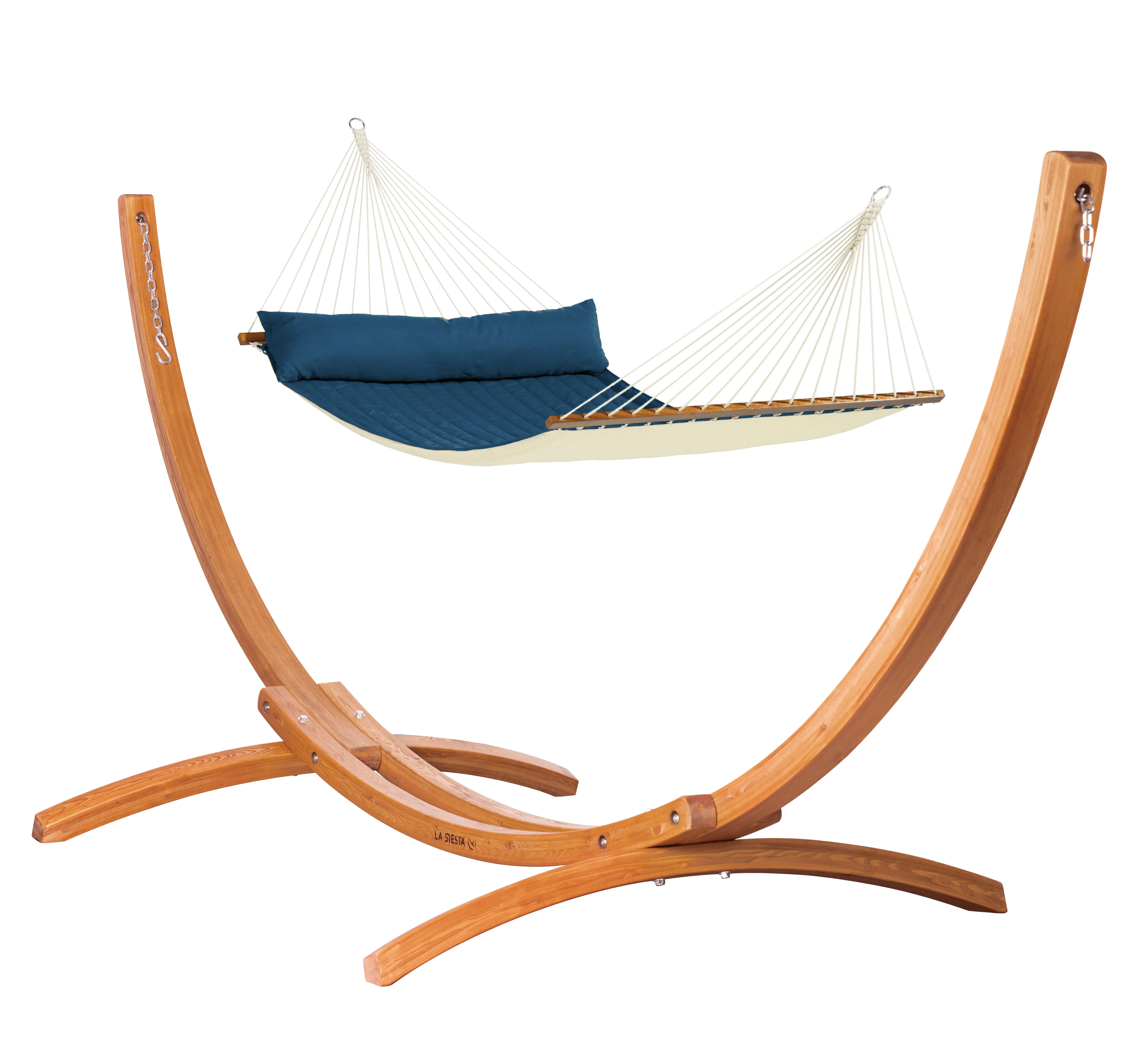 Maera Outdoor R Padded - Gefütterte Stabhängematte Outdoor mit Gestell aus FSC®-zertifiziertem Eukalyptus - Image 3