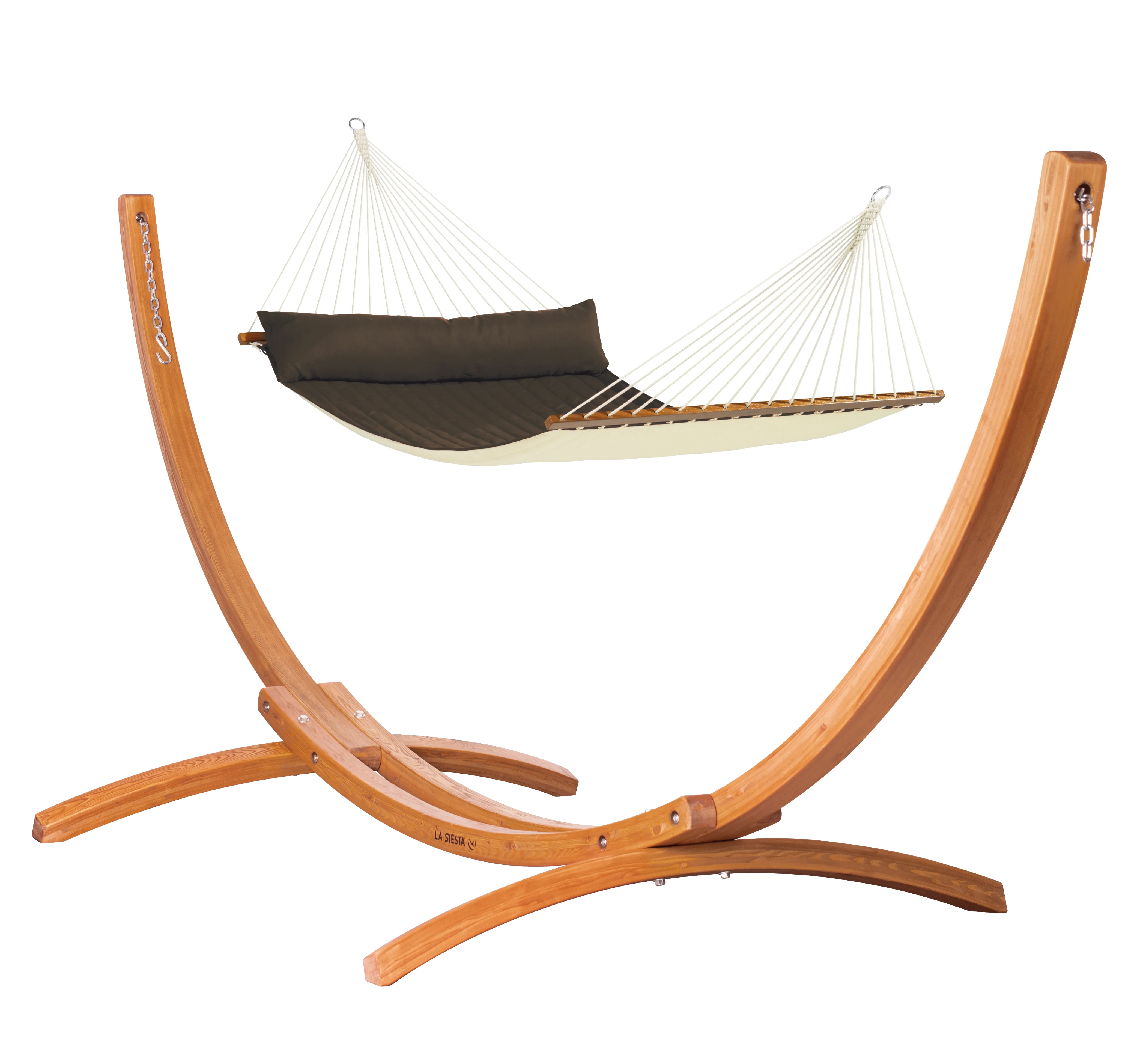 Maera Outdoor R Padded - Gefütterte Stabhängematte Outdoor mit Gestell aus FSC®-zertifiziertem Eukalyptus - Image 5