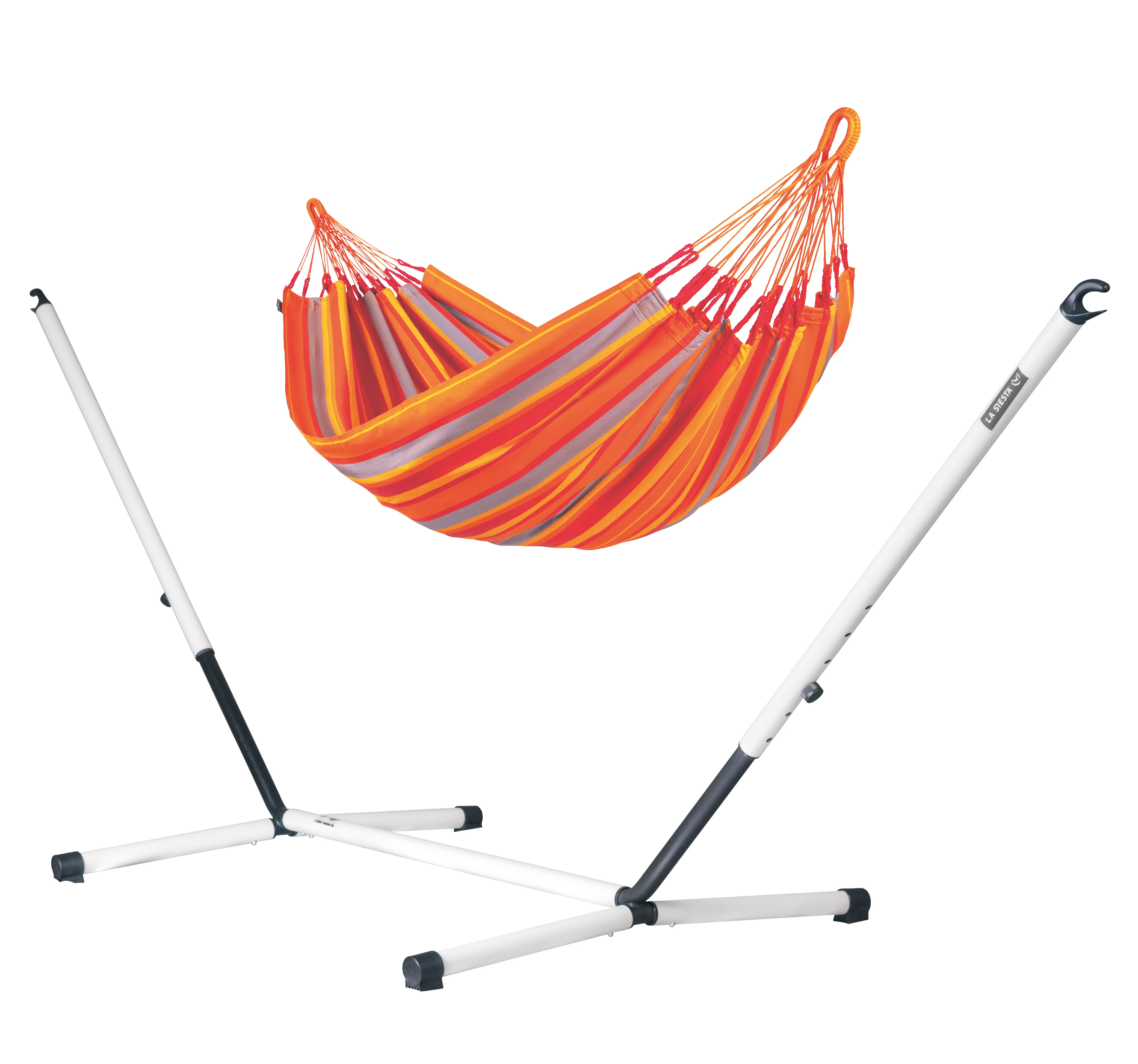 Nautico Outdoor Cool Grey Toucan - Single Size Hängematte Outdoor mit Gestell aus verzinktem Stahl